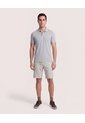 Polo Basica  Para Hombre Gris Ostu de Ostu