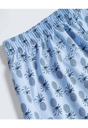 Pantaloncillo Para Hombre Boxer Bragueta Amplio Color Azul Marca Ostu #60000487