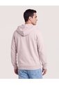 Buzo Hoodie Con Cremallera  Para Hombre Beige Ostu de Ostu