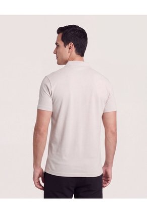 Polo Basica Para Hombre Café Ostu