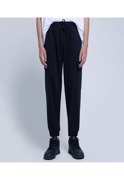 Pantalon Para Hombre Jogger Color Negro Marca Ostu #60070345