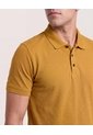 Polo Basica  Para Hombre Mostaza Ostu de Ostu