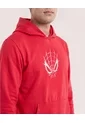 Buzo Hoodie Spiderman Telaraña  Para Hombre Rojo Ostu de Ostu