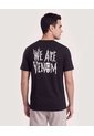 Camiseta We Are Venom  Para Hombre Negro Ostu de Ostu