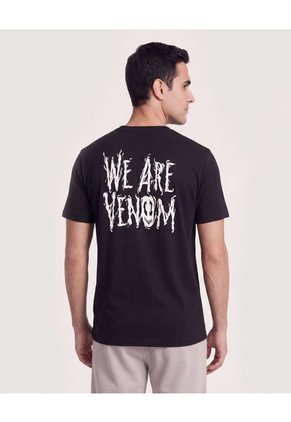 Camiseta We Are Venom Para Hombre Negro Ostu