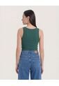 Camiseta  Para Mujer Manga Sisa Cuello Redondo Color Verde Marca Ostu #40092697 de Ostu