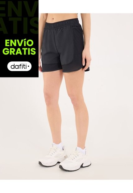 Short Para Mujer Multiusos Plano Color Negro Marca Ostu #40190336