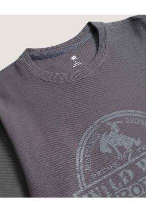 Camiseta  Para Hombre Manga Corta Cuello Redondo Color Gris Marca Ostu #60091773