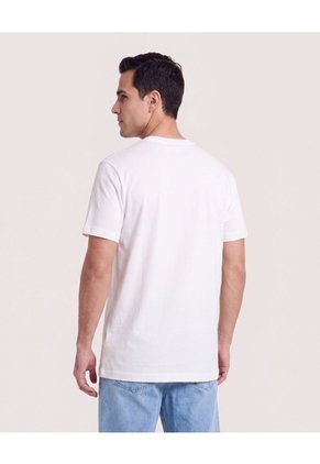 Camiseta Cleveland Regular Para Hombre Crema Ostu