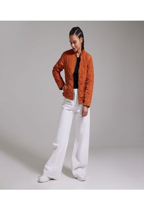 Chaqueta Para Mujer Acolchada Color Terracota Marca Ostu #40080151