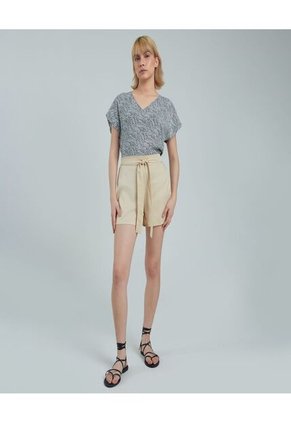 Blusa Para Mujer Manga Corta Color Negro Marca Ostu #40120895