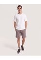 Bermuda Con Ajuste Cómodo  Para Hombre Café Ostu de Ostu