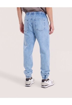 Jean Jogger  Para Hombre Azul Ostu