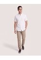 Camisa Manga Larga Con Bolsillo  Para Hombre Crema Ostu de Ostu