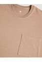 Camiseta Para Hombre Manga Corta Cuello Redondo Color Café Marca Ostu #60091840 de Ostu