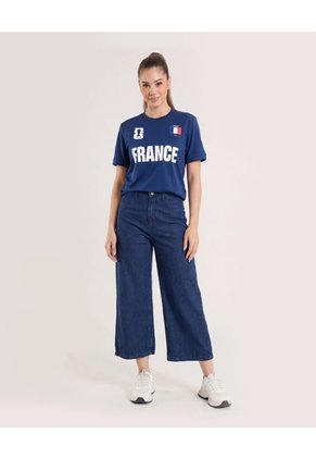Camiseta Mundial France 2026  Unisex Azul Ostu