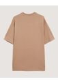 Camiseta Para Hombre Manga Corta Cuello Redondo Color Café Marca Ostu #60091840 de Ostu