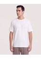Camiseta Regular Preteñida Klang  Para Hombre Crema Ostu de Ostu