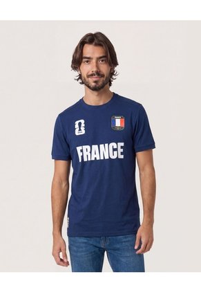 Camiseta Mundial France 2026  Unisex Azul Ostu