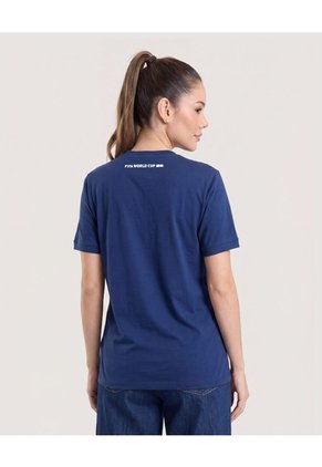 Camiseta Mundial France 2026  Unisex Azul Ostu
