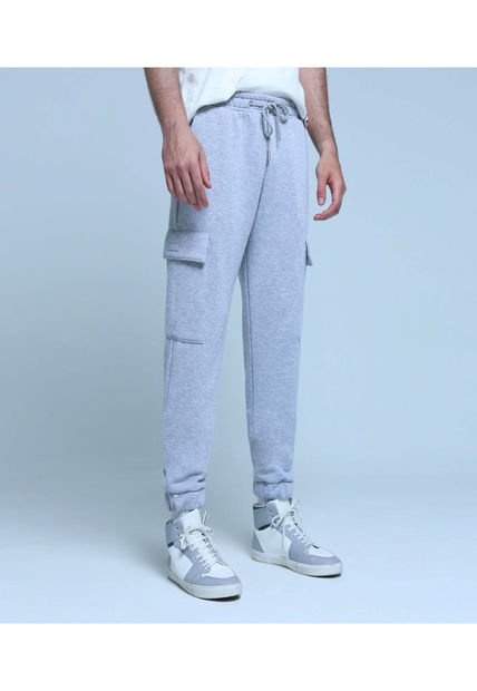 Pantalon Para Hombre Jogger Color Gris  Marca Ostu #60070344