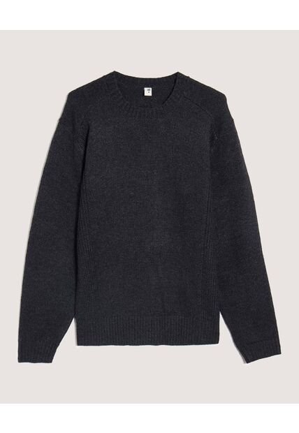 Saco Tejido  Para Hombre Negro Ostu