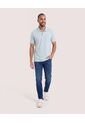 Polo Texturizada  Para Hombre Verde Ostu de Ostu