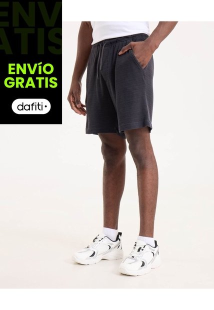 Bermuda Para Hombre Jogger Corto Color Gris Marca Ostu #60100447
