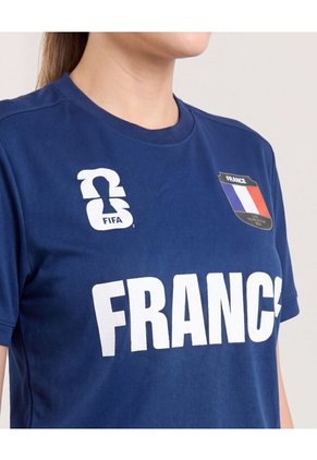 Camiseta Mundial France 2026  Unisex Azul Ostu