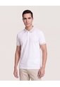 Polo Básica Cuello Tejido  Para Hombre Crema Ostu de Ostu