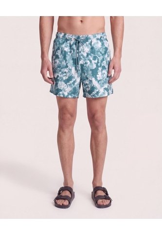 Pantaloneta De Baño Estampada  Para Hombre Crudo Ostu Ostu
