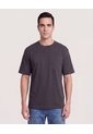 Camiseta Regular Texturizada  Para Hombre Negro Ostu de Ostu