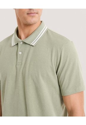 Polo Jersey Lycrada Para Hombre Verde Ostu