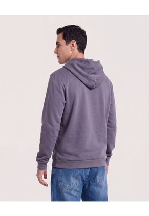 Buzo Hoodie Mickey  Para Hombre Gris Ostu