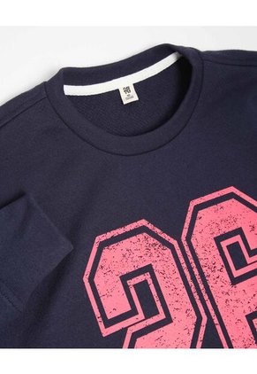 Buzo Infantil Niño Cuello Redondo Color Azul Marca Ostu #80060181