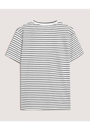 Camiseta  Para Hombre Manga Corta Cuello Redondo Color Crema Marca Ostu #60091785