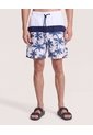 Pantaloneta De Baño Estampada  Para Hombre Azul Ostu de Ostu