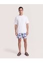 Pantaloneta De Baño Estampada  Para Hombre Azul Ostu de Ostu