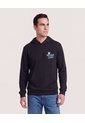 Buzo Hoodie Mickey Minimal  Para Hombre Negro Ostu de Ostu