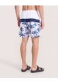 Pantaloneta De Baño Estampada  Para Hombre Azul Ostu de Ostu