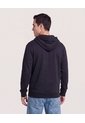 Buzo Hoodie Con Cremallera  Para Hombre Negro Ostu de Ostu