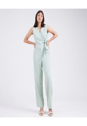 Enterizo Para Mujer Manga Sisa Color Verde  Marca Ostu #40320069 Ostu