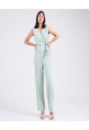 Enterizo Para Mujer Manga Sisa Color Verde  Marca Ostu #40320069