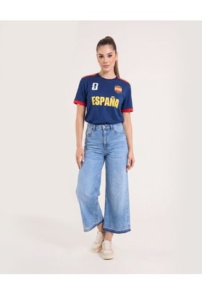 Camiseta Mundial España 2026  Unisex Azul Ostu