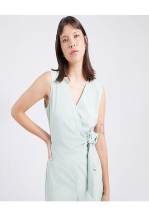 Enterizo Para Mujer Manga Sisa Color Verde  Marca Ostu #40320069