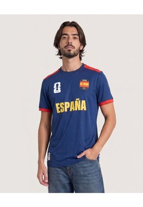Camiseta Mundial España 2026  Unisex Azul Ostu