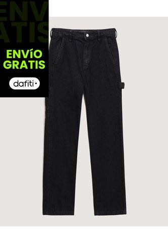 Jean Infantil Niño Regular Color Negro Marca Ostu #80160092 Ostu