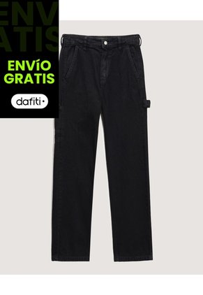 Jean Infantil Niño Regular Color Negro Marca Ostu #80160092