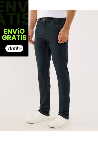 Jean Para Hombre Slim Color Azul Marca Ostu #60160427 Ostu