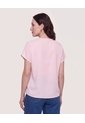Blusa Con Escote En V  Para Mujer Rosa Ostu de Ostu